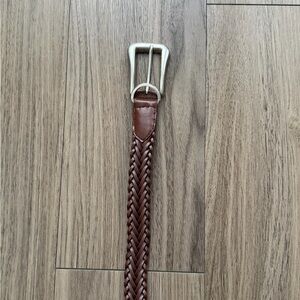 Brown Braided Belt